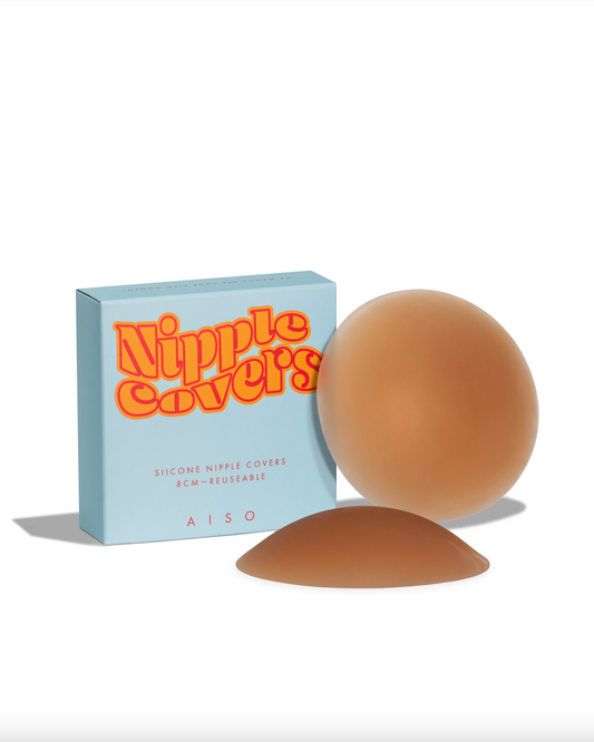 AISO silicone nipple covers cino. Genanvendelige nipple covers, som kan bruges mellem 15-20 gange. til brunere hud. Perfekt under dit tæj, kjole, skjorte også for mænd