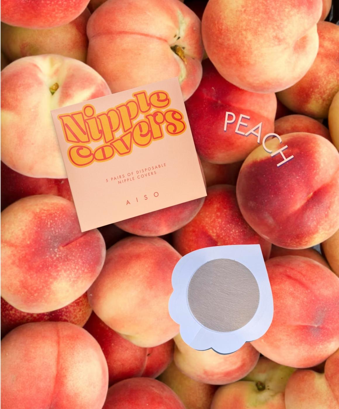 AISO Nipple Covers Peach, 5 par, Cholo
