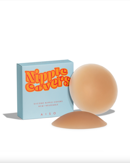 AISO Silicone Nipple Covers, til dig med lysere hud. Blender perfekt ind med brystet, pga. den tynde overflade
