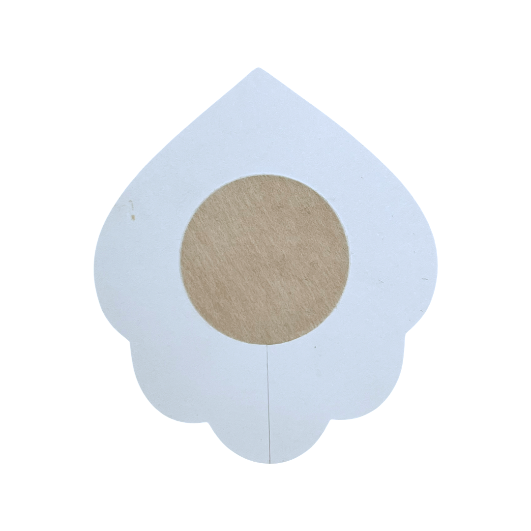 AISO Nipple covers Yellow Nilla, har en bomuldscirkel på 3.3cm. for at beskytte dine nipples under vores tape.