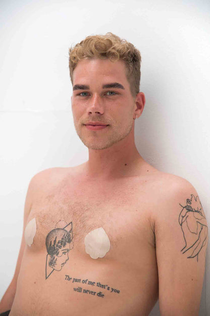 AISO nipple covers, det perfekte match til at beskytte dine brystvorter under vores tape.